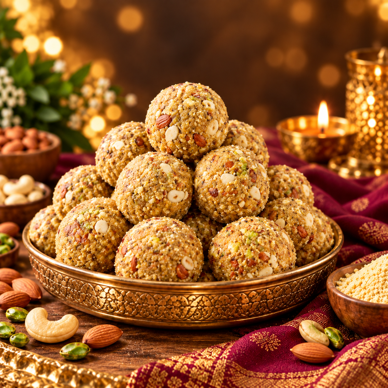Dry Fruit Atta Panjeeri