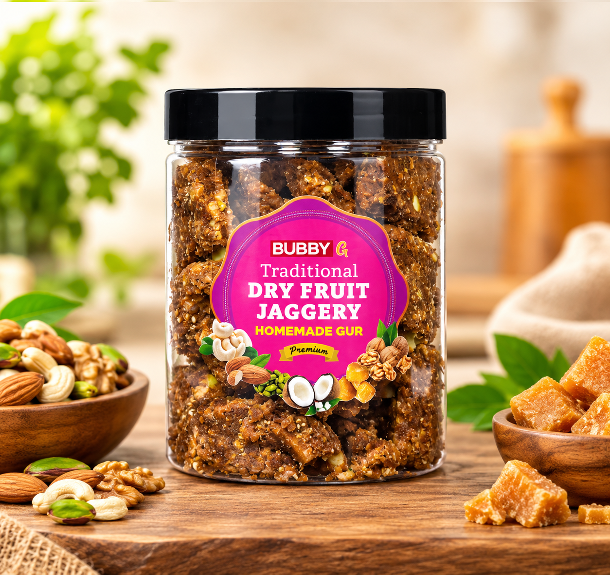Dry Fruit Jaggery 250g