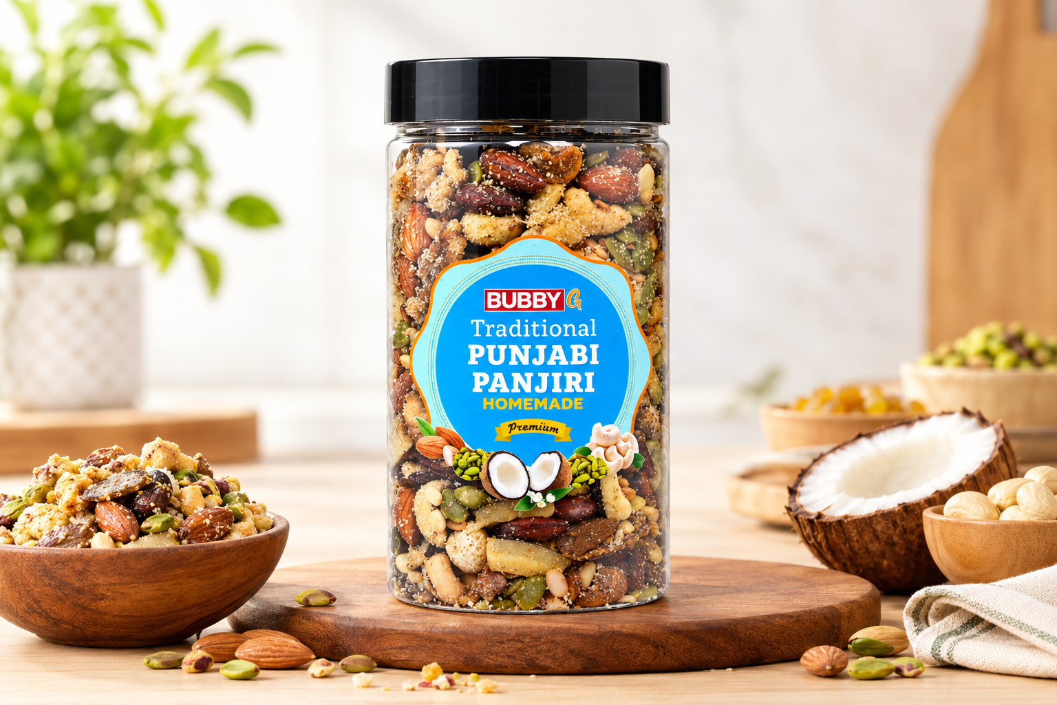 Dry Fruit Atta Pinni